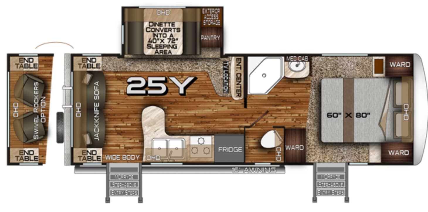 Floorplan of the 25Y